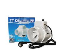 In-line Mixed Flow Fan TT 125 Speed Control