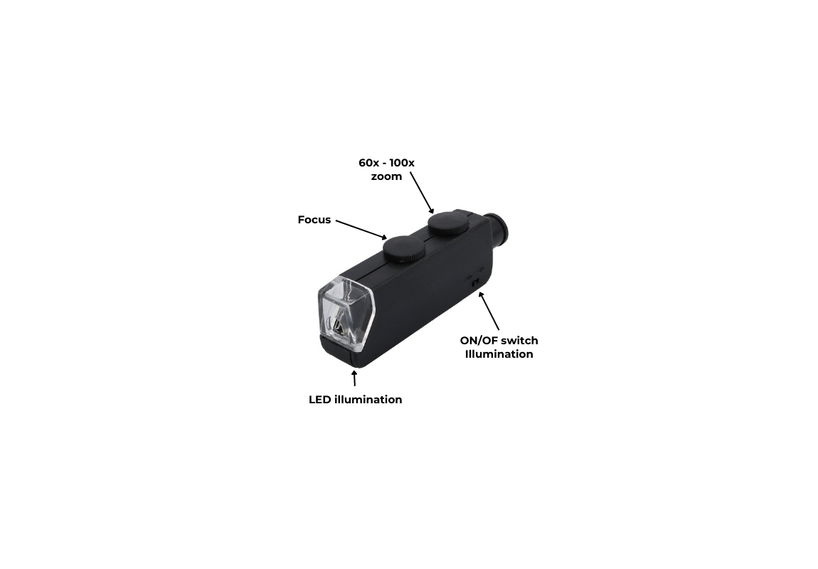 Microscope LED  60x - 100x