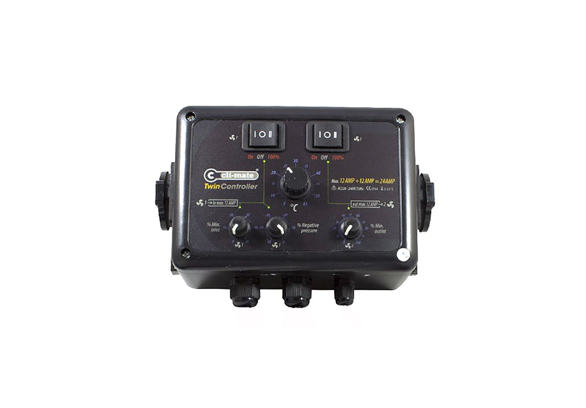 Cli-Mate Twin-Controller 12 + 12 AMP