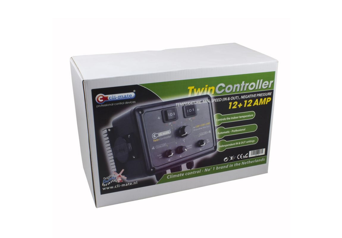 Cli-Mate Twin-Controller 12 + 12 AMP