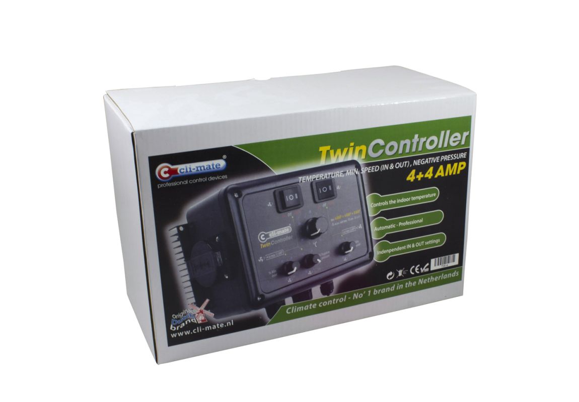 Cli-Mate Twin-Controller  4 + 4 AMP