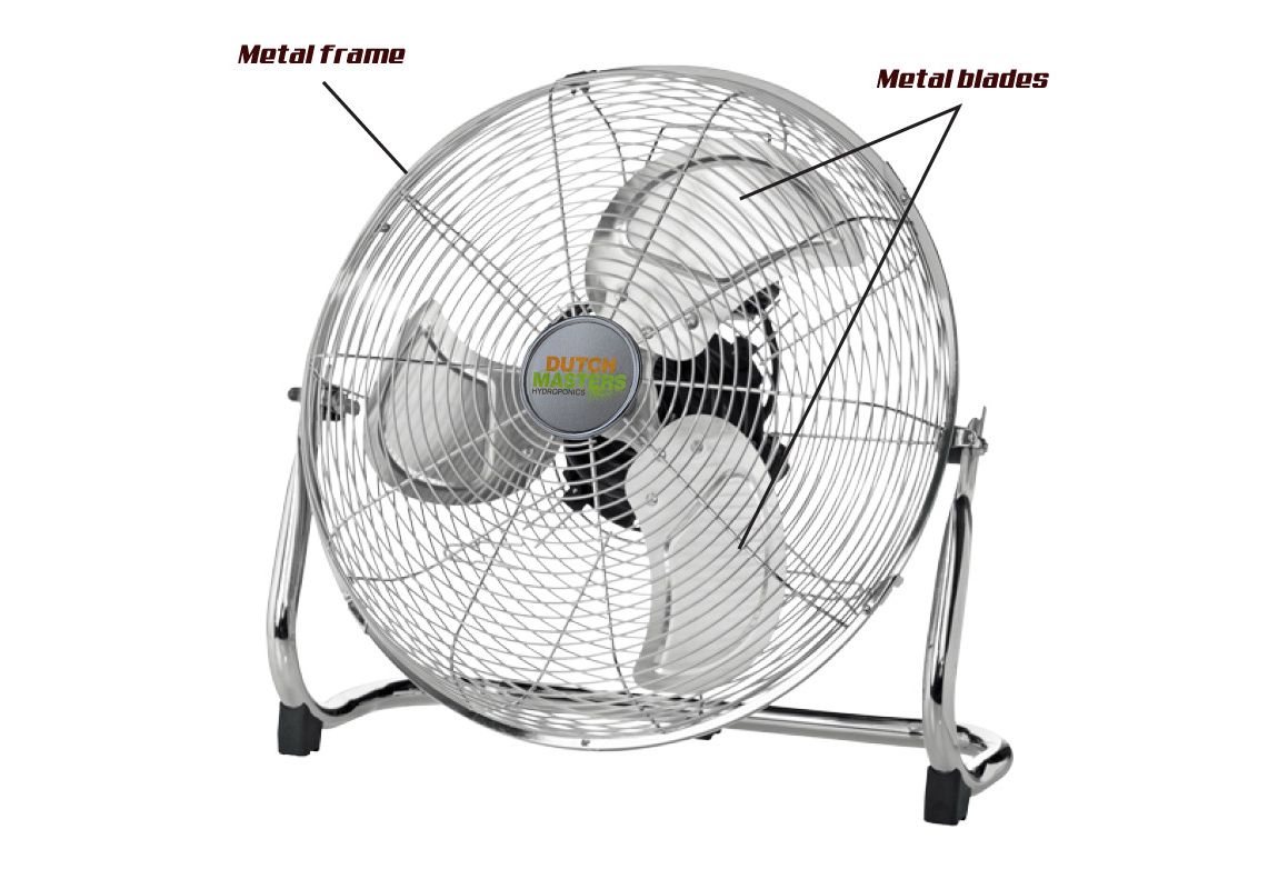 Floor Metal Fan Dutch Masters 80 W / 40 cm