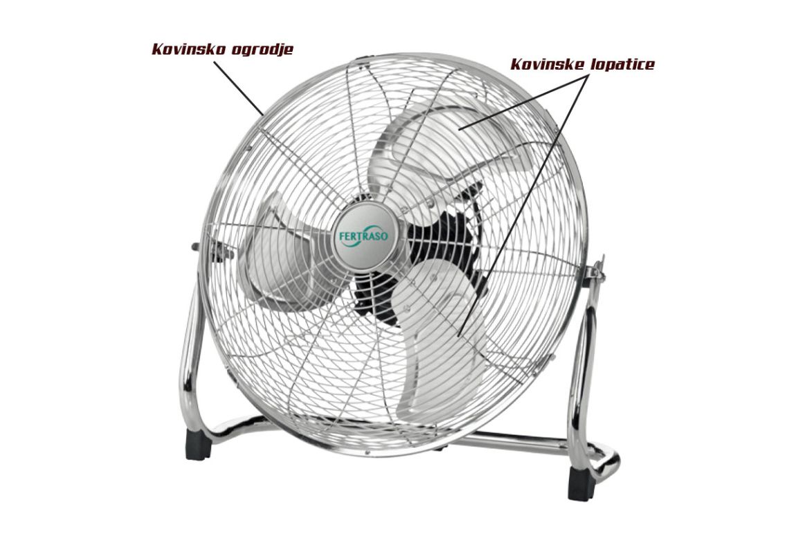 Floor Metal Fan Fertraso 100 W / 45 cm