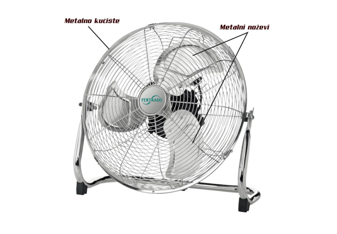 Floor Metal Fan Fertraso 100 W / 45 cm