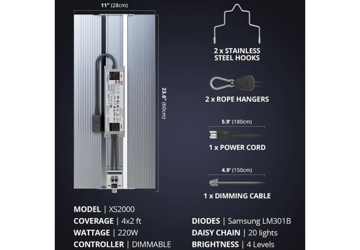 Viparspectra XS2000 LED 220 W