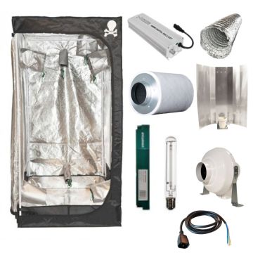 Set Growbox 600 W Reflector 47x47 Shiny