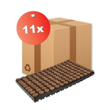 Rockwool Seedbed Tray - 126 Units - box 11 pcs